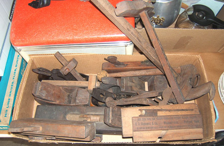 0071 6946 Early Wood Planes & Tools