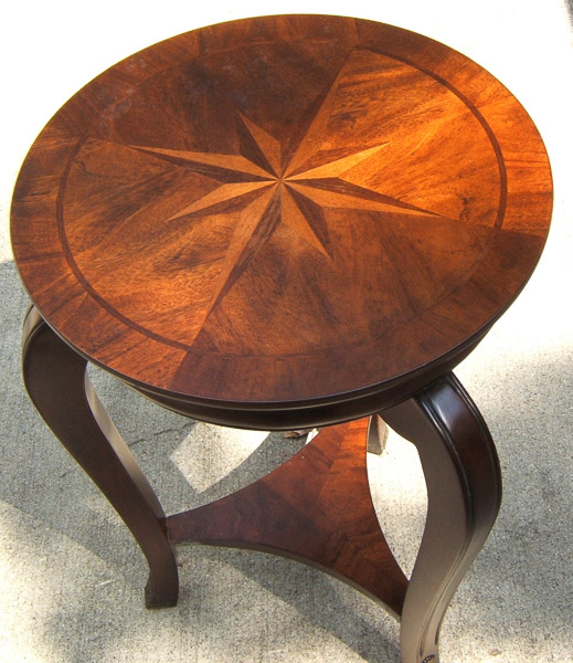 036 E 4130 Inlaid occasional table